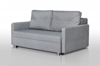 Диван Реал 120  микровелюр серый в Урае - uraj.mebel-e96.ru