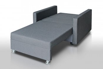 Кресло-кровать Реал 80 с подлокотниками (Коричневый микровелюр) в Урае - uraj.mebel-e96.ru