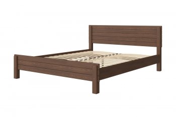 Кровать из массива Рейма дуб коньяк (БМ) в Урае - uraj.mebel-e96.ru