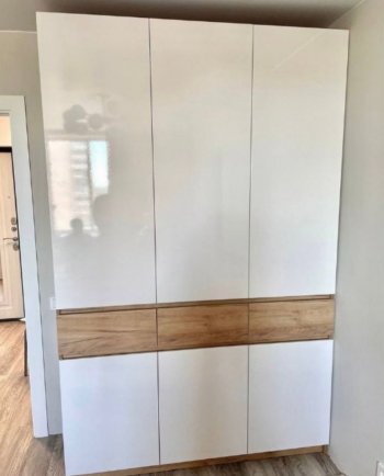Спальный гарнитур Роджина крафт/белый, модульный (Миф) в Урае - uraj.mebel-e96.ru