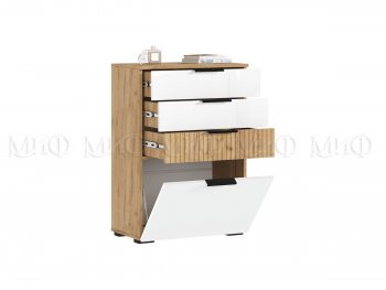 Комод Роджина крафт/белый (Миф) в Урае - uraj.mebel-e96.ru