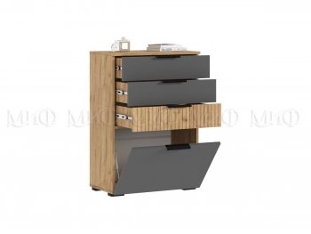 Комод Роджина крафт/графит (Миф) в Урае - uraj.mebel-e96.ru