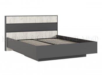Кровать парящая Роджина графит/крафт белый (Миф) в Урае - uraj.mebel-e96.ru