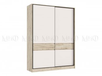 Шкаф-купе 1800 мм Роджина крафт серый/кашемир (Миф) в Урае - uraj.mebel-e96.ru