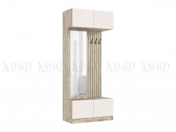 Прихожая Роджина крафт серый/кашемир (Миф) в Урае - uraj.mebel-e96.ru | фото