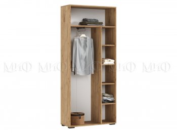 Шкаф 800 мм Роджина крафт/графит (Миф) в Урае - uraj.mebel-e96.ru