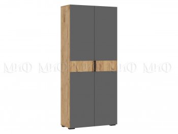 Спальный гарнитур Роджина крафт/графит, модульный (Миф) в Урае - uraj.mebel-e96.ru