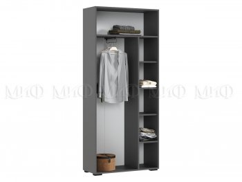 Шкаф 800 мм Роджина графит/крафт белый (Миф) в Урае - uraj.mebel-e96.ru