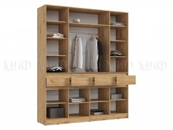 Шкаф 2000 мм 4-х ств. Роджина крафт/изумруд (Миф) в Урае - uraj.mebel-e96.ru