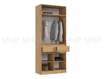 Шкаф 1000 мм Роджина крафт/изумруд (Миф) в Урае - uraj.mebel-e96.ru