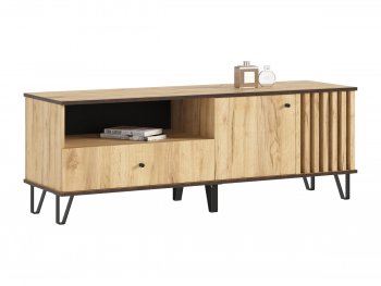 Тумба ТВ (1500) Роджина дуб крафт (Миф) в Урае - uraj.mebel-e96.ru