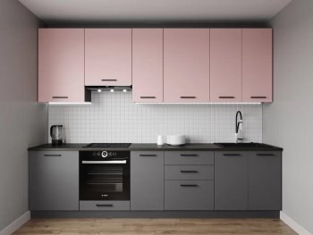 Кухонный гарнитур высокий Роза 3000 мм (Санвут) в Урае - uraj.mebel-e96.ru