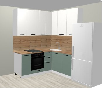 Кухонный гарнитур угловой 2000*1400 мм (Санвут) в Урае - uraj.mebel-e96.ru