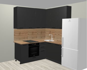 Кухонный гарнитур угловой 2000*1400 мм (Санвут) в Урае - uraj.mebel-e96.ru