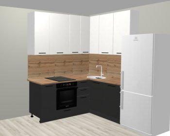 Кухонный гарнитур угловой 2000*1400 мм (Санвут) в Урае - uraj.mebel-e96.ru