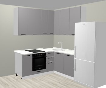 Кухонный гарнитур угловой 2000*1400 мм (Санвут) в Урае - uraj.mebel-e96.ru