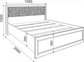 Кровать Саванна М04 1400 мм (Риннер) в Урае - uraj.mebel-e96.ru