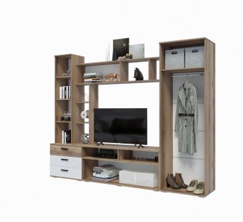 Стенка Крокус белый (Эра) в Урае - uraj.mebel-e96.ru