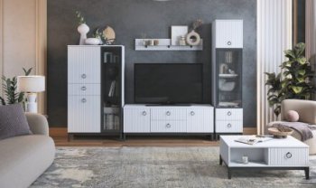 Комод с 2 стеклянными дверями Шарлиз (Можга) в Урае - uraj.mebel-e96.ru