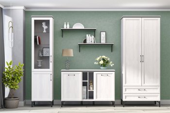 Комод 2дв Шарм К-2 ясень (Диал) в Урае - uraj.mebel-e96.ru