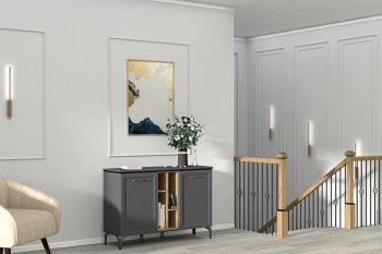 Комод 2дв Шарм К-2 антрацит (Диал) в Урае - uraj.mebel-e96.ru