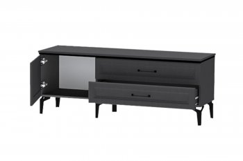 Тумба 1дв, 2ящ. Шарм Т-2 антрацит (Диал) в Урае - uraj.mebel-e96.ru
