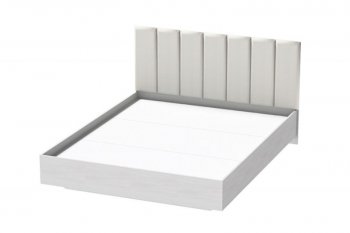 Кровать Шарм (арт.031), настил, экокожа Sontex Milk (Диал) в Урае - uraj.mebel-e96.ru