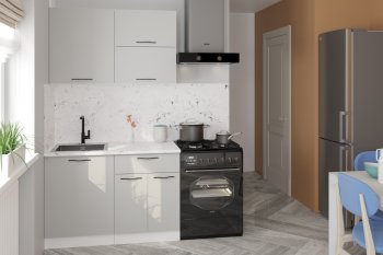 Кухонный гарнитур Шелли лайт 1200 мм (Герда) в Урае - uraj.mebel-e96.ru