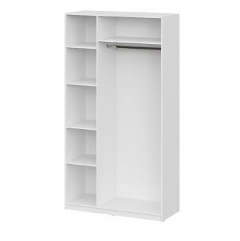 Шкаф 1200 мм ШК-5 с антресолью белый (СВ) в Урае - uraj.mebel-e96.ru