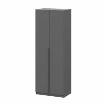 Шкаф 800 мм 2-х ств ШК-5 графит (Арника) в Урае - uraj.mebel-e96.ru