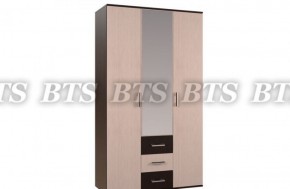 Шкаф 3-х створчатый Белла 1200 мм (БТС) в Урае - uraj.mebel-e96.ru