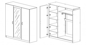 Шкаф 3-х створчатый Морис-Люкс с фотопечатью в Урае - uraj.mebel-e96.ru