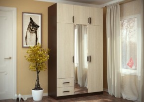 Шкаф 3-створчатый с перегородкой 1290 мм (БТС) в Урае - uraj.mebel-e96.ru