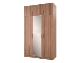 Шкаф 3-створчатый с перегородкой 1290 мм (БТС) в Урае - uraj.mebel-e96.ru