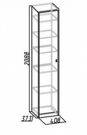 Шкаф для белья Комфорт 7 в Урае - uraj.mebel-e96.ru