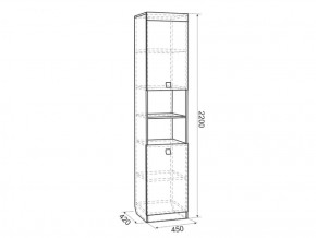 Шкаф комбинированный Энерджи (450) в Урае - uraj.mebel-e96.ru