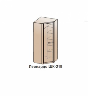 Шкаф ЛЕОНАРДО (ШК-219) Бодега белая в Урае - uraj.mebel-e96.ru | фото