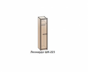 Шкаф ЛЕОНАРДО (ШК-223) Бодега белая в Урае - uraj.mebel-e96.ru | фото