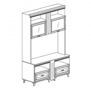 Шкаф многоцелевой Марлен 477 (Яна) в Урае - uraj.mebel-e96.ru