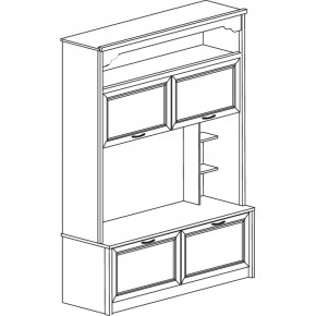 Шкаф под ТВ Флоренция 664 (Яна) в Урае - uraj.mebel-e96.ru