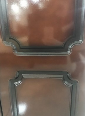 Шкаф 1300 мм ШР-3 без зерк. ЛАК Орех Тёмный (БМ) в Урае - uraj.mebel-e96.ru