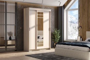 Шкаф-купе ШКП-7 1300 мм ясень анкор (СВ) в Урае - uraj.mebel-e96.ru