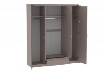 Шкаф 1960 мм 4-х дверный (штанги) Сиде (СБК) в Урае - uraj.mebel-e96.ru