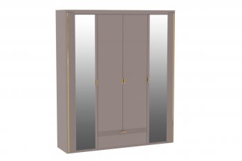 Шкаф 1960 мм 4-х дверный (штанги) Сиде (СБК) в Урае - uraj.mebel-e96.ru
