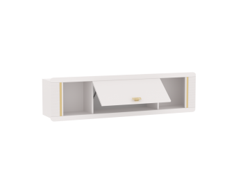 Шкаф навесной Сиде Белый (СБК) в Урае - uraj.mebel-e96.ru