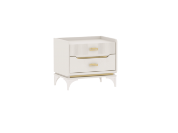 Тумба прикроватная Сиде Белый (СБК) в Урае - uraj.mebel-e96.ru