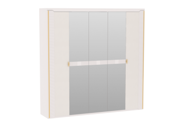 Спальный гарнитур Сиде Белый, модульный (СБК) в Урае - uraj.mebel-e96.ru