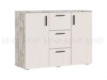 Комод Сильвия, дуб юкон/кашемир (Миф) в Урае - uraj.mebel-e96.ru
