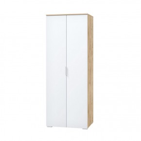 Шкаф для одежды 2х дверный 800 мм Сканди белый (МЛК) в Урае - uraj.mebel-e96.ru | фото
