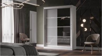Шкаф-купе 1600 мм Соната Анкор светлый (Лин) в Урае - uraj.mebel-e96.ru